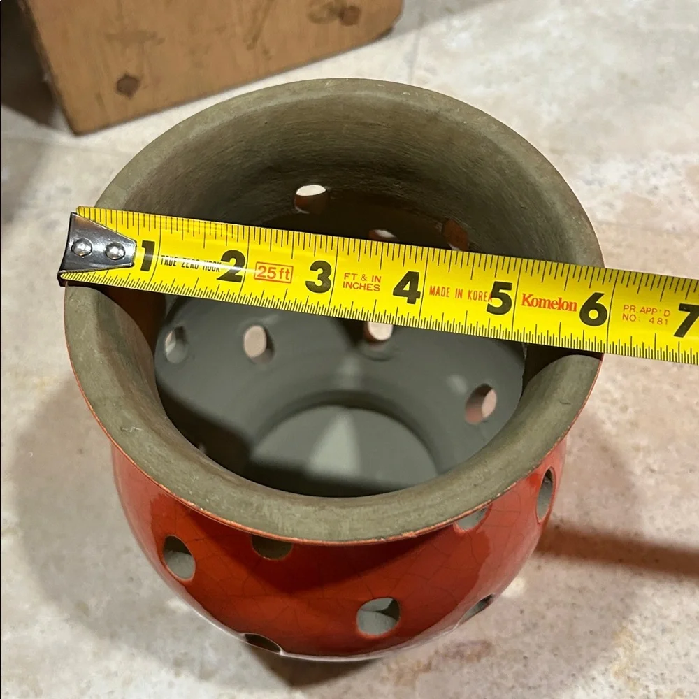 CRATE & BARREL Portola Hurricane Candle Holder